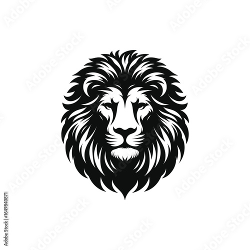 Wallpaper Mural lion head vector illustration Torontodigital.ca