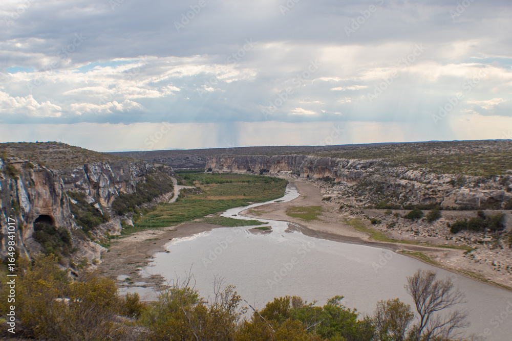 Obraz premium Pecos River, SW Texas