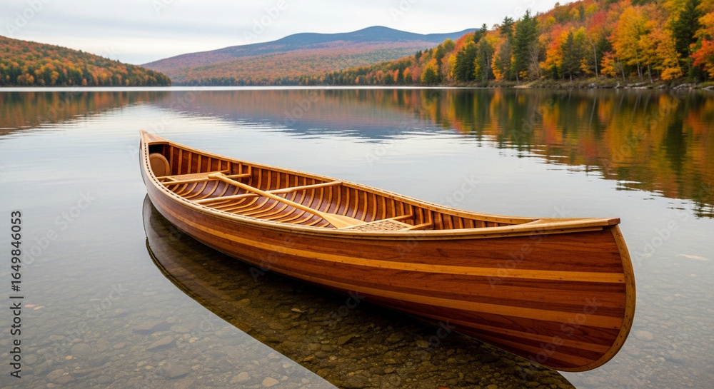 Obraz premium canoe on lake