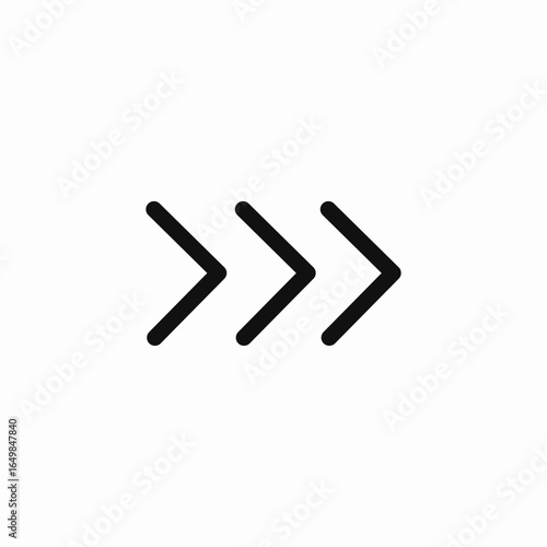 fast forward icon sign vector