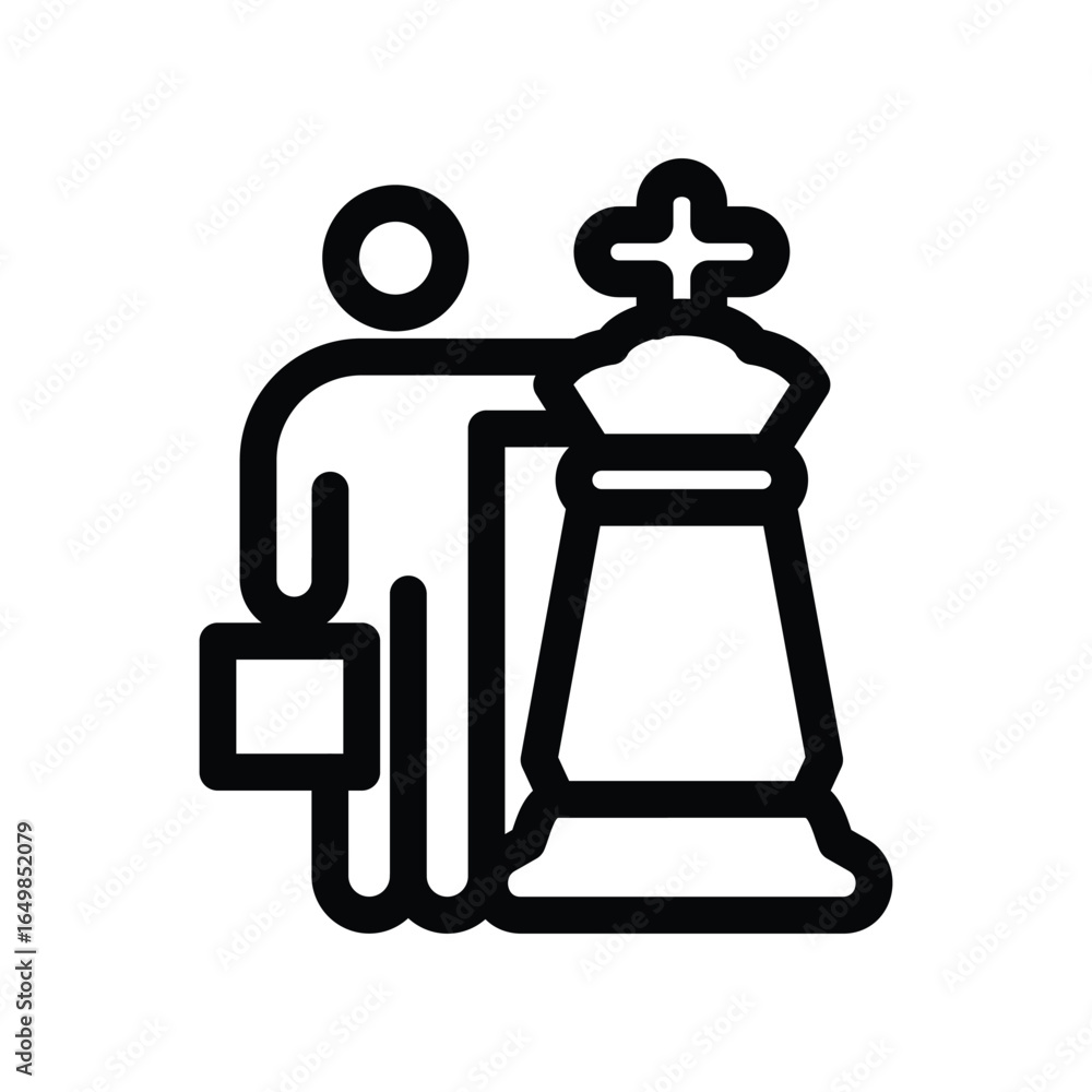strategy outline icon vector design good for web or mobile app strategy outline icon vector design good for web or mobile app