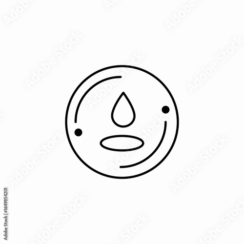 drop of blood icon sign vector