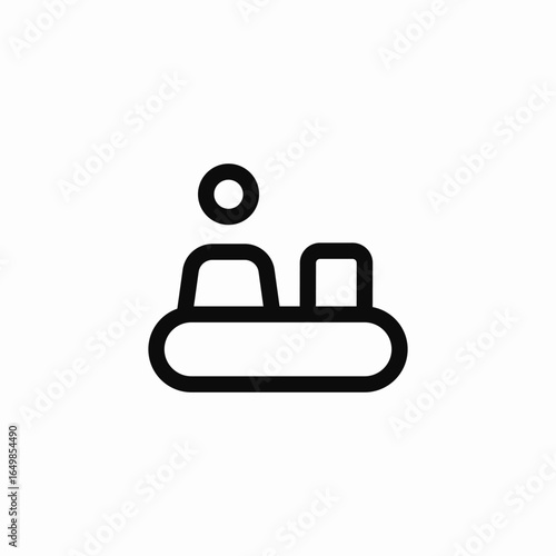 front row watch icon sign vector