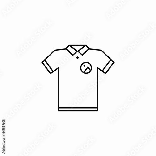 casual shirt icon sign vector