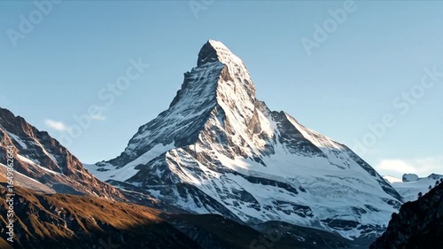 Majestic Matterhorn: A Sunrise Spectacle in the Swiss Alps