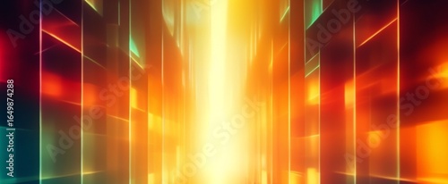 abstract background with colorful lines