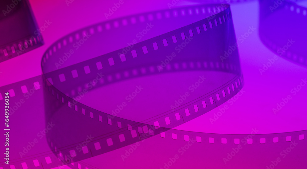 Obraz premium abstract cinematic background with film strip