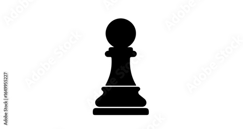 Object black chess queen piece vector illustration for chess game strategy and tactics board game tournament design vector