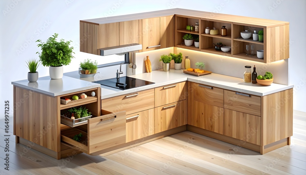 Fototapeta premium Macro detail of B3 workspace