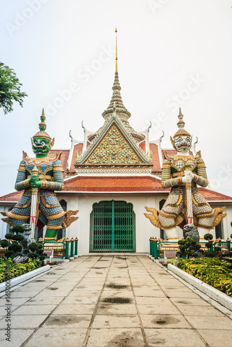 Wallpaper Mural Wat Arun temple, one of landmark Chao Phraya river in Bangkok Thailand  Torontodigital.ca