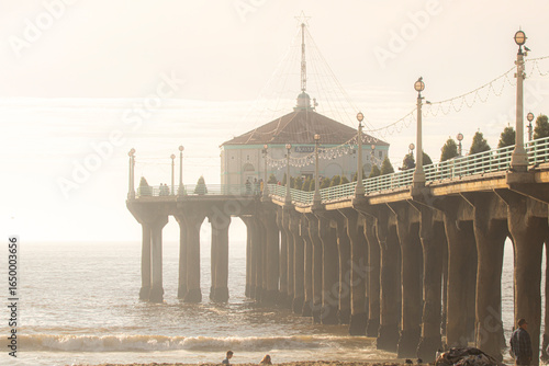 Manhattan Beach is not very famous but a special beach in Los Angeles