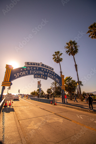 The light hits differently at the Santa Monica Pier in Los Angeles during the sunset