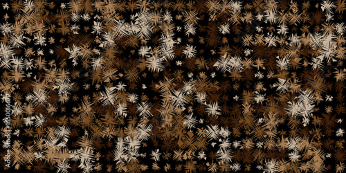 Abstract Starburst Grunge Pattern on Black