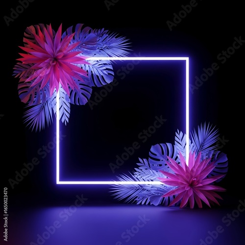 New year fireworks exploding in the night sky on black background