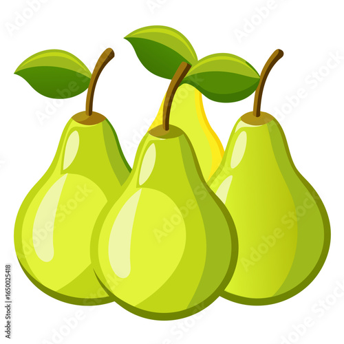 pears with leaf