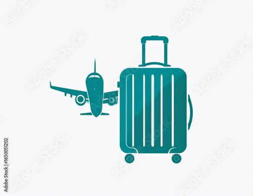vector illustration of a suitcase