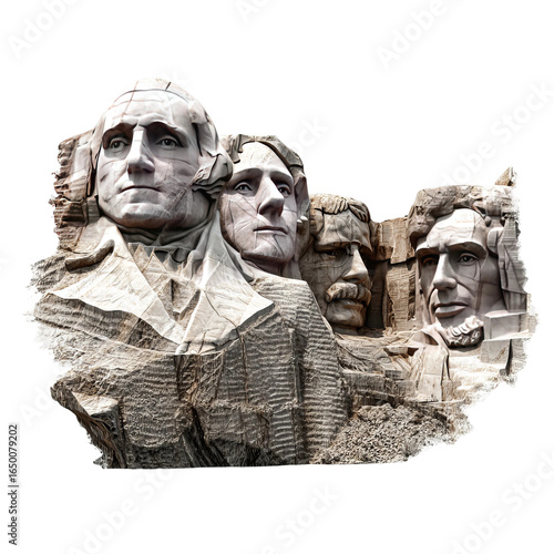 Monumental Faces of Mount Rushmore: Capturing the iconic Mount Rushmore.