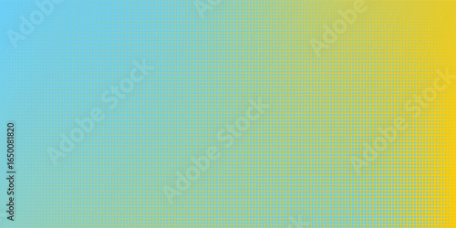 Gradient Background with Blue and Yellow Hexagonal Patterns