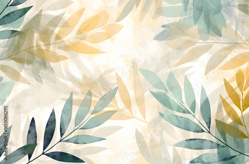 watercolor autumn background