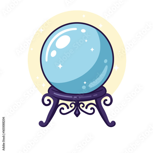 Magic crystal ball 