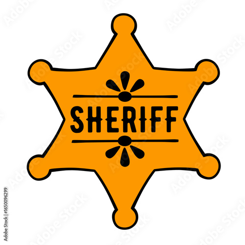 sheriff star badge