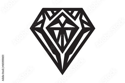 Diamond icon vector for web and mobile app. diamond gems sign and symbol. Set of different brilliant icon. Diamond icon set Isolated on white background. Diamonds gems, luxury gemstones crystals