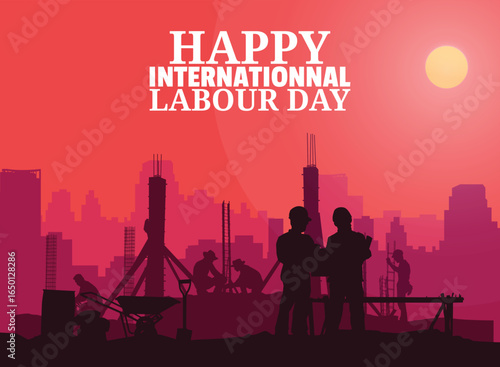 Happy international Labour day | 1st September labour day | 1st May Labour day | international workers day vector illustration of workers.
