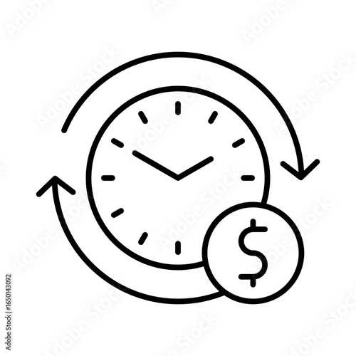 time of money icon