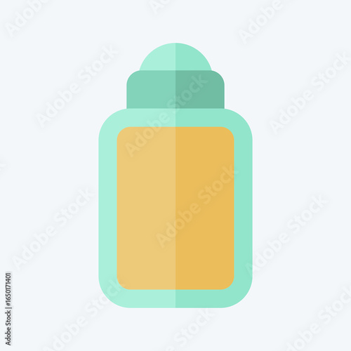 Icon Baby Care Bottle. related to Plastic Product symbol. flat style. design editable
