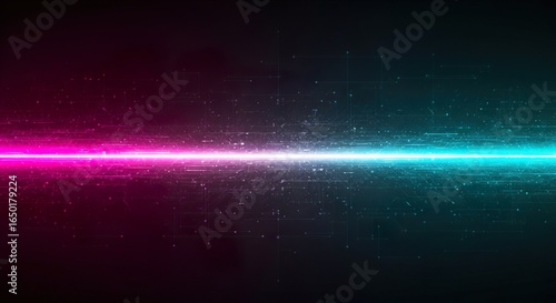 Vibrant Light Stream A Fusion of Magenta and Cyan Energy