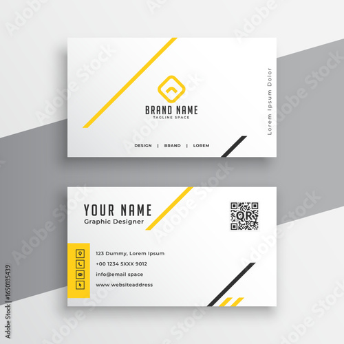 stylish business card background with a professional touch
