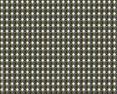 Photography Intricate geometric pattern of repeating circles and stars
