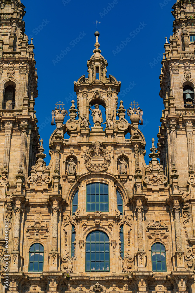 Fototapeta premium Santiago de Compostela Cathedral Basilica in Galicia, Spain