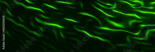 Wallpaper Mural Abstract green and black wavy background. Torontodigital.ca