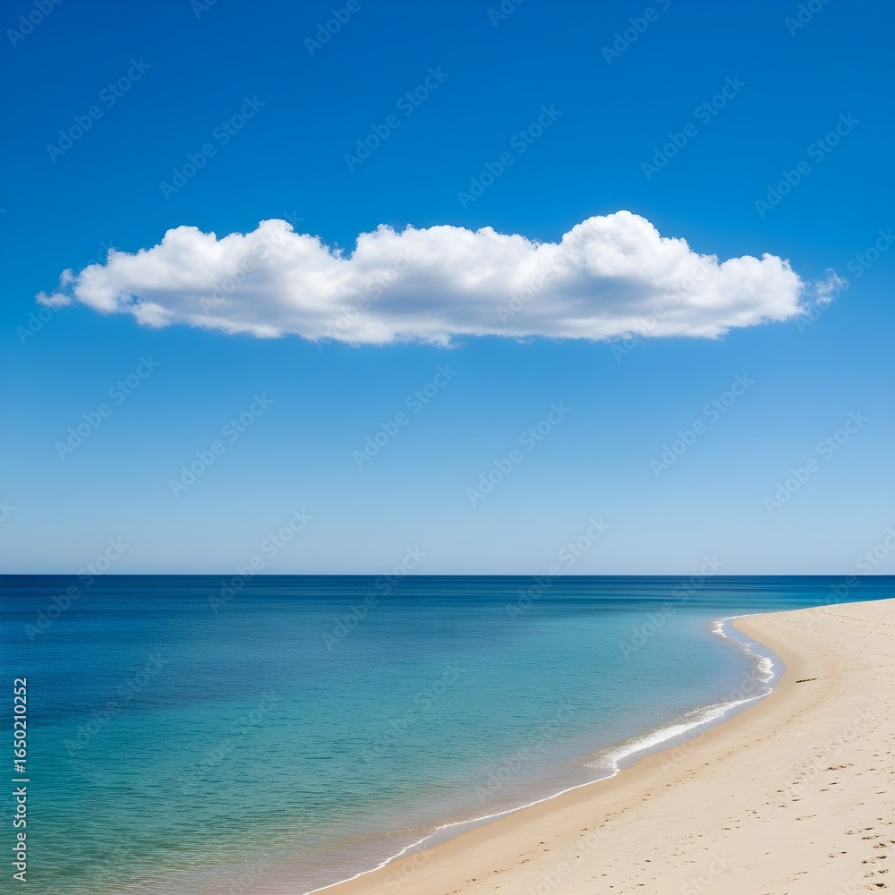 Obraz premium tropical beach with blue sky