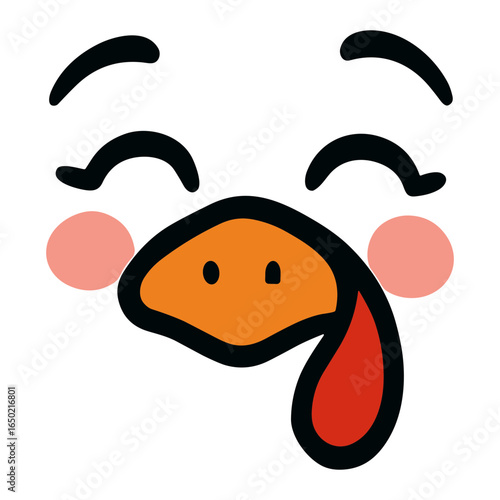 Cute Turkey Face