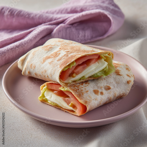 mozarella tomate pesto sandwish