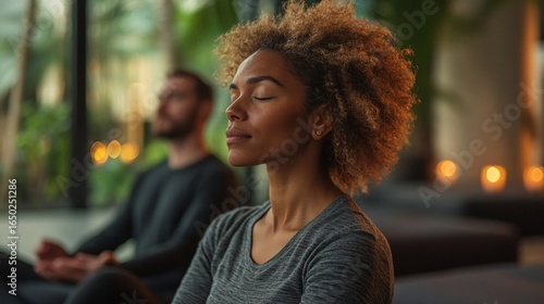 Relaxing Mindfulness Meditation Session in a Serene Environment