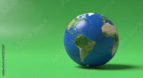 Earth as a Soccer Ball