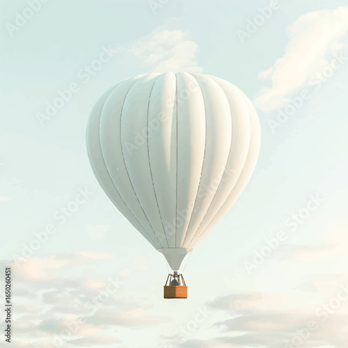 a hot air balloon