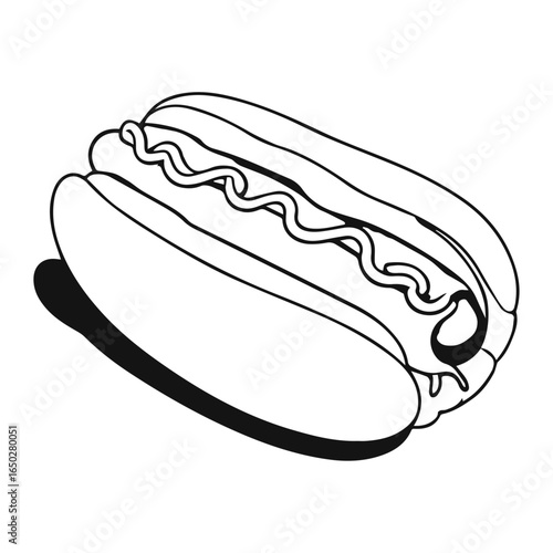 hot dog illustration