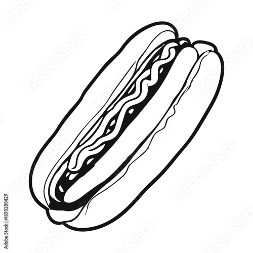 hot dog illustration