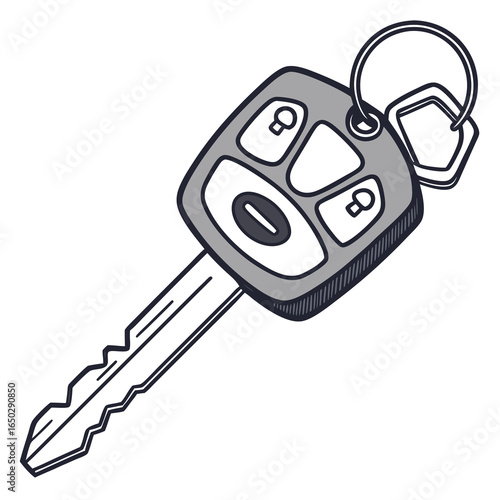 car key with remote control