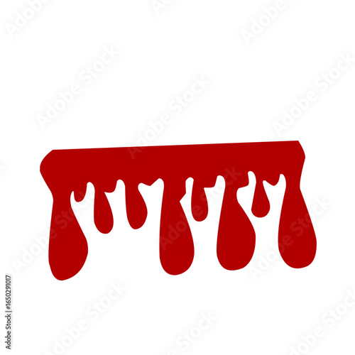 Dripping blood