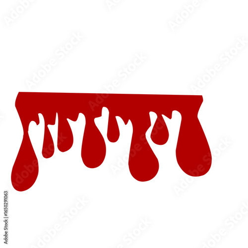 Dripping blood