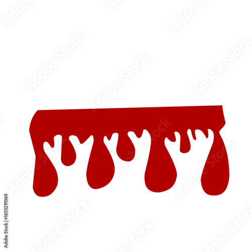 Dripping blood