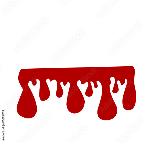 Dripping blood