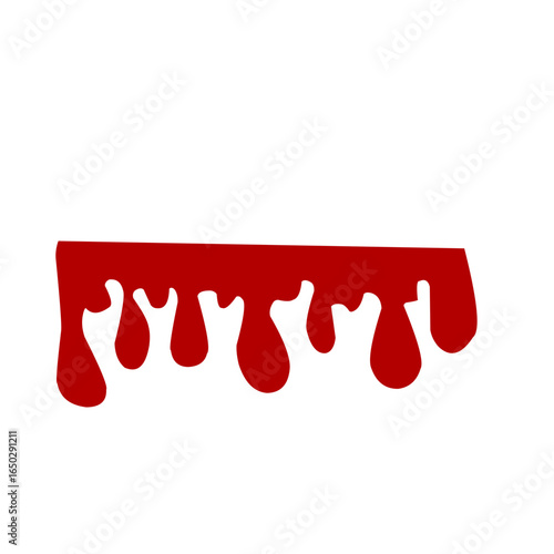 Dripping blood