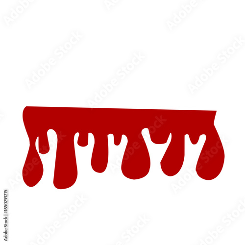 Dripping blood