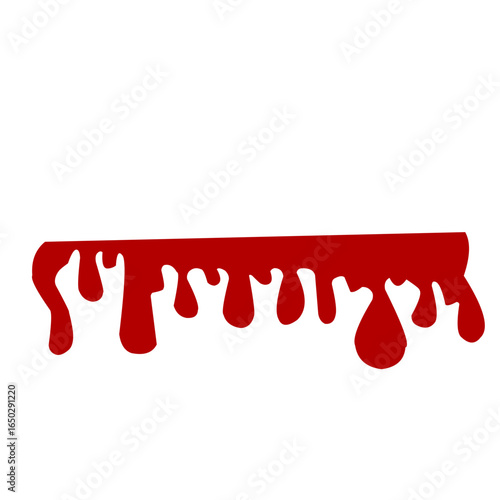 Dripping blood